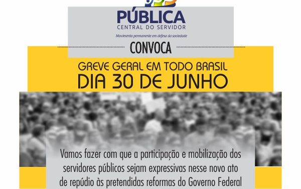 Pública e SINPECPF convidam categoria para manifestações de amanhã (30)