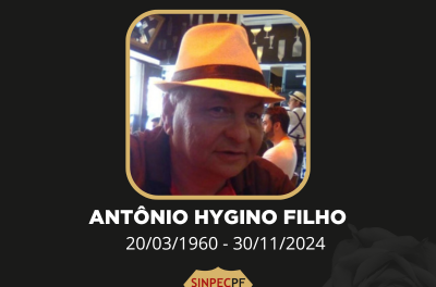 NOTA DE PESAR: ANTÔNIO HYGINO FILHO