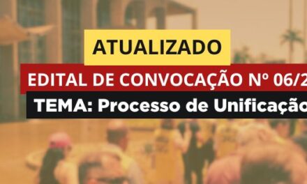 EDITAL DE CONVOCAÇÃO Nº 06/2024